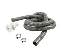 Marine Bilge Hose 1-1/8 Inch Plumbing Kit Marine Bilge Hose Installation Kit 6 FT Kink-Free Flexible for Boats