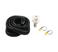 Marine Bilge Hose 1-1/8 Inch Plumbing Kit Marine Bilge Hose Installation Kit 6 FT Kink-Free Flexible for Boats
