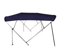 Marine Bimini Top, Protect Against The Sun And Rain, 4 Bow Boat Canopy, Universal Fit For Most Boats(Blue,185-198cm/73-78in)