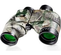 Marine Binoculars 10x50 Waterproof, Large Eyepiece Binoculars, FMC Multi Green Coated Telescope with NightCompass,Essential