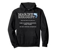 Marine Biologist Like A Normal Scientist Biology Pullover Hoodie