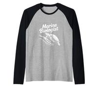 Marine Biologist Marine Biology Raglan Baseball Tee