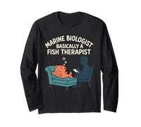 Marine Biologist Oceanographer Deep Sea Nerd Science Pride Long Sleeve T-Shirt