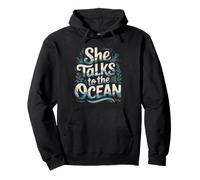 Marine Biologist Women Science Ocean Female Stem Pullover Hoodie