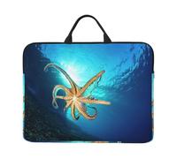 Marine Biology 14 Inch Printed Laptop Sleeve, 600d Oxford-Cloth Shockproof Laptop Case With Thickened Pearl Cotton,Waterproof Portable Laptop Handbag Cover