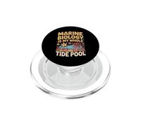 Marine Biology Is My Whole Tide Pool Starfish Ocean PopSockets PopGrip for MagSafe