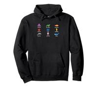Marine Biology Octopus Whale Crab Dolphin Pullover Hoodie
