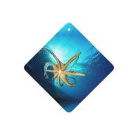 Marine Biology Printing 10 Pieces Air Freshener Car Hanging Cards Air Freshener Sheets With Rope For Cars Home