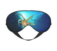 Marine Biology Printing All-Occasion Comfort Cover, Blocks Light Eye Mask, Ideal for Camping,Shifts,Blocks Light Well