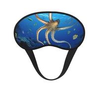 Marine Biology Sleep Eye Mask for Women Men Soft and Comfortable Sleep Mask Blackout Sleeping Eye Cover for Travel Yoga Nap Shift Work