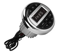 Marine Bluetooth Speakers, 80W Portable Media Function Waterproof Amplified Speaker System Marine Stereo Bluetooth Boat Am/Fm Radio with Remote Control, Rca Aux Audio Input for Car Yacht Atv Utv
