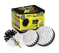 Marine - Boat Accessories - Cleaning Supplies - Drill Brush - Kayak - Boat - Jet Ski - Hull Cleaner - Spin Brush Kit for Boat Cleaning - Algae - Oily Residue and Oxidation - Fiberglass - Gel Coat