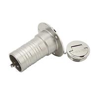 Marine Boat Deck Filler, Water Tank Deck Fill Filler with Keyless Cap Stainless Steel Mirror Polished for Boat Yacht Caravan (#4)