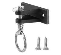 Marine Boat Deck Hinge Mount Quick Release Bimini Fitting | Impact Resistant Nylon Body, Spring Toggle and Split Ring, Two Stainless Mounting Screws