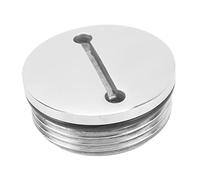 Marine Boat Gas Cap, Stainless Steel with Chain Boat Fuel Tank Cap Stainless Steel Deck Fill for, Yachts, Caravans, RVs (38MM)