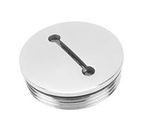 Marine Boat Gas Cap, Stainless Steel with Chain Boat Fuel Tank Cap Stainless Steel Deck Fill for, Yachts, Caravans, RVs (50MM)