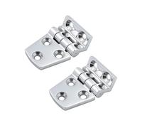 Marine Boat Hatch Hinges, Boat Hinge 2 Pieces Stainless Steel 316 Hatch Flush Mount Right Angels Boat Hinges with 5 Holes 54mm 66mm Marine Yacht Hardware Accessories(2 Pieces 38X54mm)