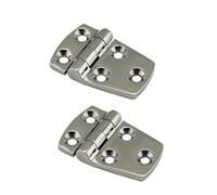 Marine Boat Hatch Hinges, Boat Hinge 2PCS 316 Stainless Steel Boat Short Side Hinge with 5 Holes 57mm 70mm Heavy Duty Marine Short Side Hinges(38X70)