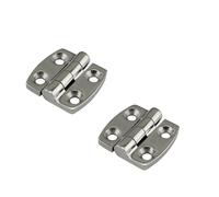 Marine Boat Hatch Hinges, Boat Hinge 2PCS Casting Strap Hinge 316 Stainless Steel Boat Flush Door Hatch Compartment Hinges Heavy Duty Marine Boat Hardware