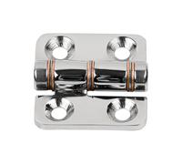 Marine Boat Hatch Hinges, Boat Hinge 316 Stainless Steel Heavy Duty Friction Hinge Hatch Hinge Mirror Polished Marine Hardware Front Polishing/Back Polishing(Front Polishing)