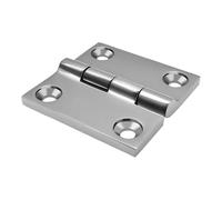 Marine Boat Hatch Hinges, Boat Hinge Boat Deck Casting Hinge 316 Stainless Steel Hatch Cabinet Door Square Solid Folding Hinge Polished Hardware(50mmX50mmX4.5mm)