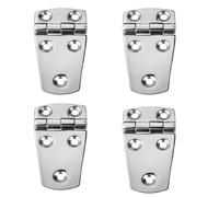 Marine Boat Hatch Hinges, Boat Hinge Marine Boat Hatch Hinges Stainless Steel, 3 Inch X 1.5 Inches(76 X 38MM) 5 Holes, No Noise, Heavy Duty 316 Ss with Screws(4 Pieces)