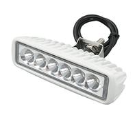 Marine Boat LED Work Light,12V to 24VDC Boat LED Work Light IP67 Waterproof Bright Light Shockproof for Cars Yachts Outdoor Lighting (White and Blue Light/16W)