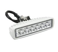 Marine Boat LED Work Light, 12V to 24VDC IP67 Waterproof Bright Shockproof for Cars Yachts Outdoor Lighting (White)