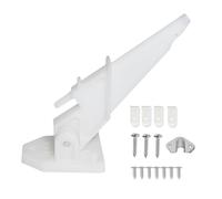 Marine Boat Speedometer Pitot Kit, Automatic Kick-up Tube Assembly Up to 80 MPH (White)