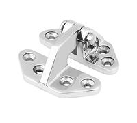 Marine Boat Stainless Steel Hatch Hinge, Deck Hardware with Removable Pin Hinge Fitting Heavy Duty Strap Door Mirror Polished Release Flush Mount Fasteners Cabin Pin Hatchs for RV Boat