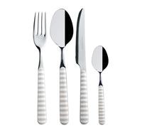 Marine Business Premium Cutlery 24 pc-Bone, Blue, Medium