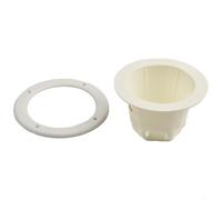 Marine Cable Boot 120mm White Transom Wire Protector