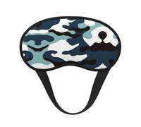 Marine Camouflage It is a Black-Rimmed Eye mask. The Soft Eye mask can Improve Sleep Quality and is Suitable for Indoors, Outdoors and Traveling.