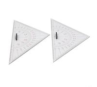 Marine Chart Plotting Tools Navigation Parallel Ruler Set, Acrylic Protractor For Boats Yacht Chart Work Instruments, Ship Drafting Triangle Ruler 300mm Marine Measuring Scale Boat Accessories