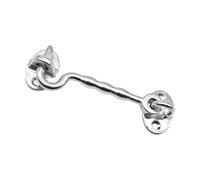 MARINE CITY Cabin Hook and Eye Latch 316 Stainless Steel Anti-Rust and Corrosion Resistant - Easy Installation, 4 Inch for for Marines, Cabin Doors, Shed Doors, Gates, Windows (Pack of 1)