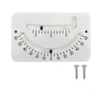 Marine Clinometer Level Inclinometer Angle Finder Instrument for For Precision Boat and Yacht Level Measurement, Robust Plastic Construction for Marine