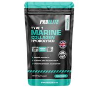 Marine Collagen 2864mg 30 Capsules | High Strength Hydrolysed Type 1 Collagen Supplement for Skin, Hair & Joint Support for Men & Women | Premium Quality by PROELITE