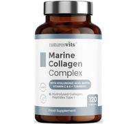 Marine Collagen Capsules, 2000mg - High Strength Type I Peptides - Supplements for Women and Men - with Biotin, Hyaluronic Acid, Turmeric, Vitamin C and E - Joint and Hair, Nails and Skin Care