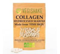 Marine Collagen Capsules | Fish Skin Collagen Peptides Powder | Collagen Supplements | hydrolyzed Collagen peptides | Hyaluronic Acid Supplements | UK British Supplements | 90 Capsules