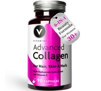 Marine Collagen Capsules for Women | Naticol® Type 1 Peptides with Hyaluronic Acid, Biotin & Vitamin C |90 Capsules