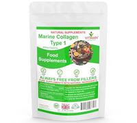Marine Collagen Capsules x90 - High Strength - Type 1 Hydrolysed Peptides for Hair, Skin & Joint Health - Anti-Ageing Supplement, Keto-Friendly, Gluten & Sugar Free.