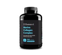 Marine Collagen Complex, with Hyaluronic Acid, CoQ10, Vitamins C & E, & Zinc, 180 Capsules | Peptides That Help Maintain Joints, Skin and Bones | Preservative-Free | Zenement