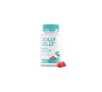Marine Collagen Gummies by Jolly Jelly - Wild-Caught Marine Collagen Tapioca Gummies - Type 1 Hydrolysed Collagen - Strawberry Flavour - 60 Gummies.
