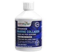 Marine Collagen Liquid 10000mg | Sugar Free | Mixed Berry Flavour | 500ml | Liquid Collagen Supplements for Women & Men | Hyaluronic Acid, Biotin, Silica, Vitamin C, Vitamin D3 | Hydrolysed Peptides
