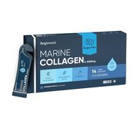 Marine Collagen Liquid | 30ml x 14 Sachets | 5000mg Hydrolysed Liquid Collagen Sachets | with Vitamin C & Hyaluronic Acid | Type 1 Collagen | Tasty Collagen Supplements for Women & Men