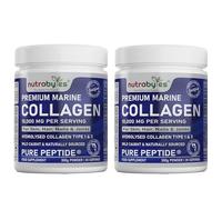 Marine Collagen Powder 10,000mg | Hydrolysed Collagen Peptides Type 1 & 3 | 19 Amino Acids | Skin, Hair, Nails & Joints | Unflavoured | Collagen Supplement for Women & Men | 600g (60 Day Supply) (2)