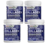 Marine Collagen Powder 10000mg | Hydrolysed Collagen Peptides Type 1 & 3 | 19 Amino Acids for Skin, Hair, Nails | Unflavoured | Collagen Supplement for Women & Men | 120 Days (1200g) (4)