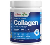 Marine Collagen Powder 10000mg | Type 1 & 3 Unflavoured | Wild Caught Fish | Hydrolysed Collagen Protein Peptides | 19 Amino Acids | Supplement for Women and Men | Kosher & Halal Certified | Made in EU