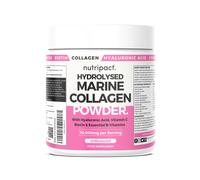 Nutripact Marine Collagen Powder with Hyaluronic Acid, Biotin, Vitamin C & B Vitamins 10,000mg Hydrolysed Collagen Peptides Types 1 & 3, Unflavoured, Odourless, Highly Bioavailable - 30 Servings, 300g