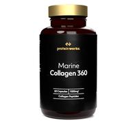 Marine Collagen, Science-Backed Collagen Supplement, Type 1 Collagen Peptides, Enhanced with Vitamin C, Zinc & Selenium, Healthy Skin, Hair & Nails, 60 Capsules - Protein Works